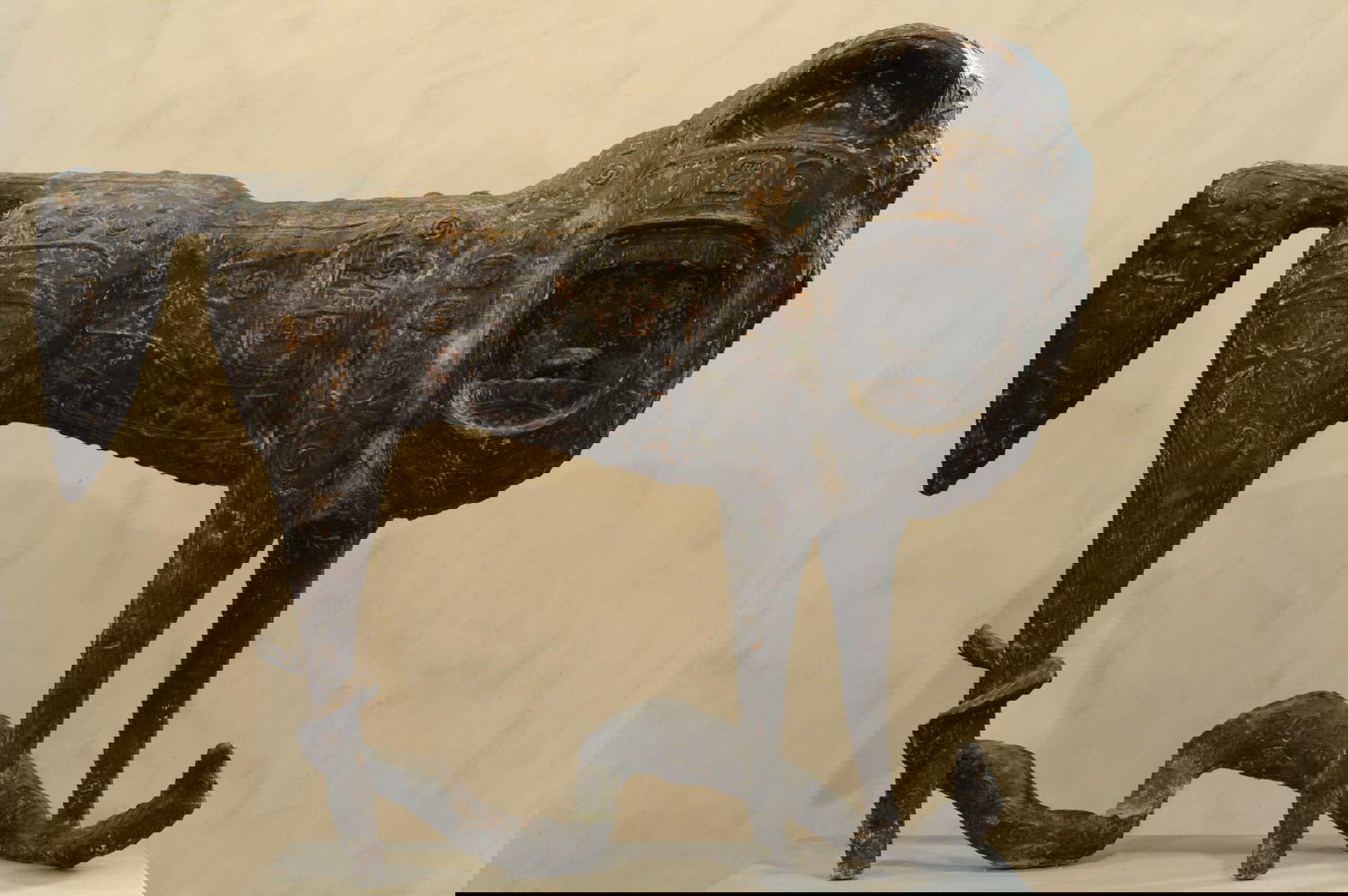 Mirko Basaldella, Lion hurlant (1957 ; collection privée)