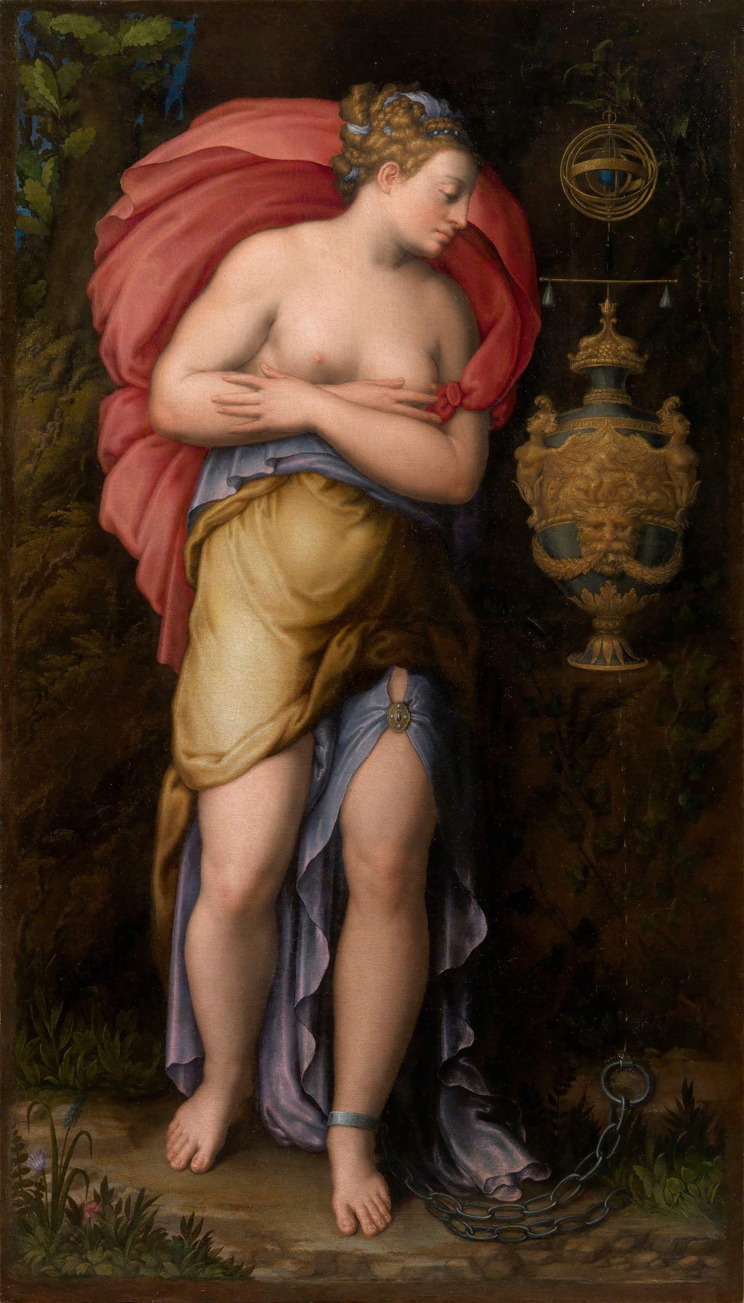 Sebastiano Filippi called Bastianino (attr. ), Allegory of Patience (c. 1555; oil on canvas, 178 x 102 cm; Florence, Uffizi Galleries, Palatine Gallery) Sebastiano Filippi called Bastianino (attr. ), Allegory of Patience (c. 1555; oil on canvas, 178 x 102 cm; Florence, Uffizi Galleries, Palatine Gallery)