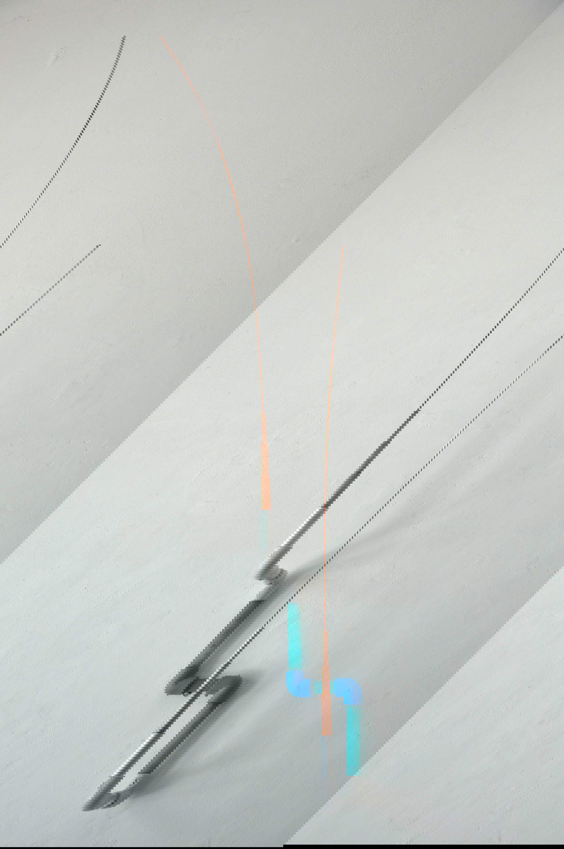 Andrea Marini, Exhumation/4 (2019; plastic material, aluminum, copper 108 x 28 x 50 cm) Andrea Marini, Exhumation/4 (2019; plastic material, aluminum, copper 108 x 28 x 50 cm)