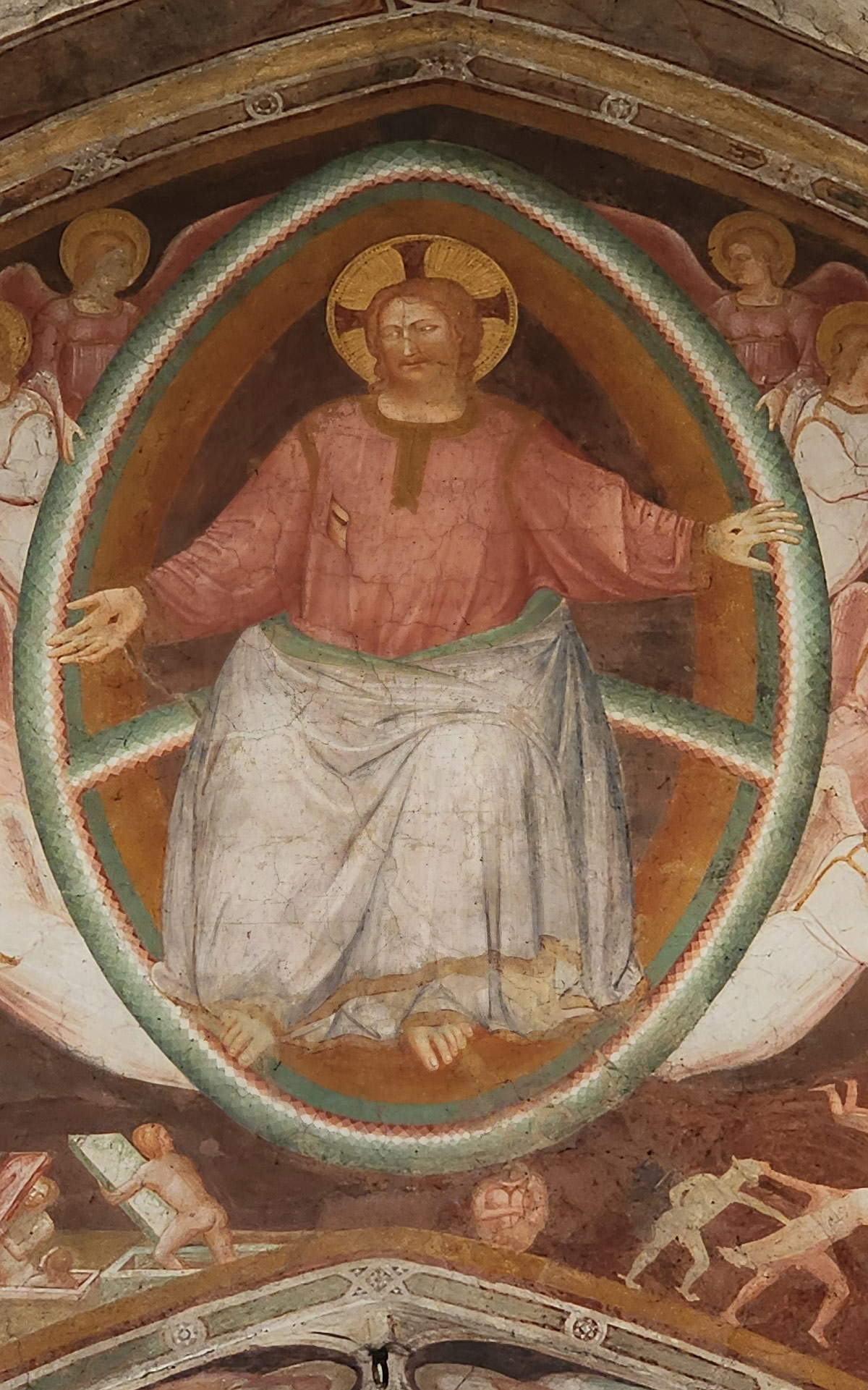 Jüngstes Gericht von Giusto de' Menabuoi, Christus, der Richter Jüngstes Gericht von Giusto de' Menabuoi, Christus, der Richter