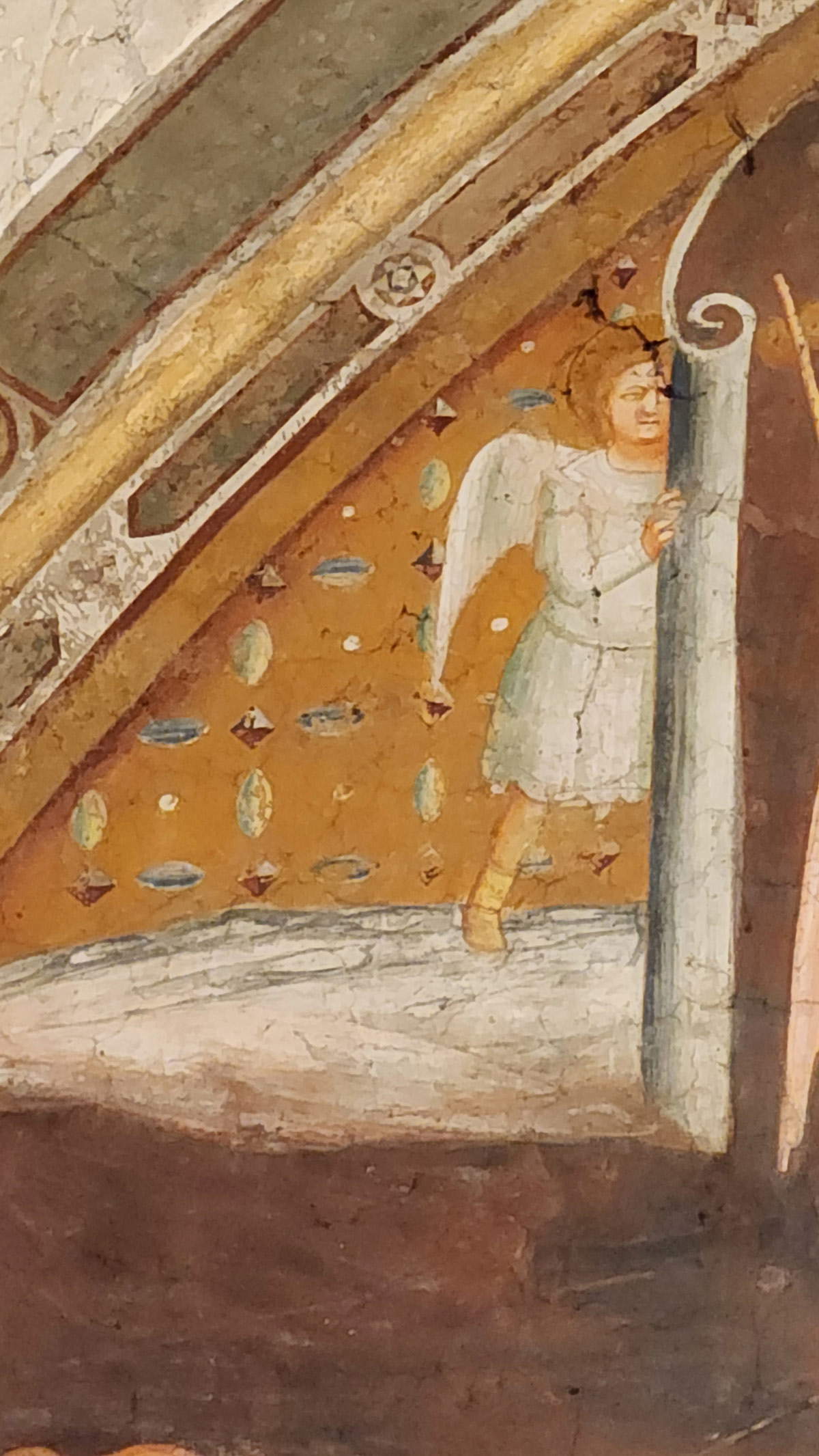 Jüngstes Gericht von Giusto de' Menabuoi, Wand des himmlischen Jerusalem Jüngstes Gericht von Giusto de' Menabuoi, Wand des himmlischen Jerusalem