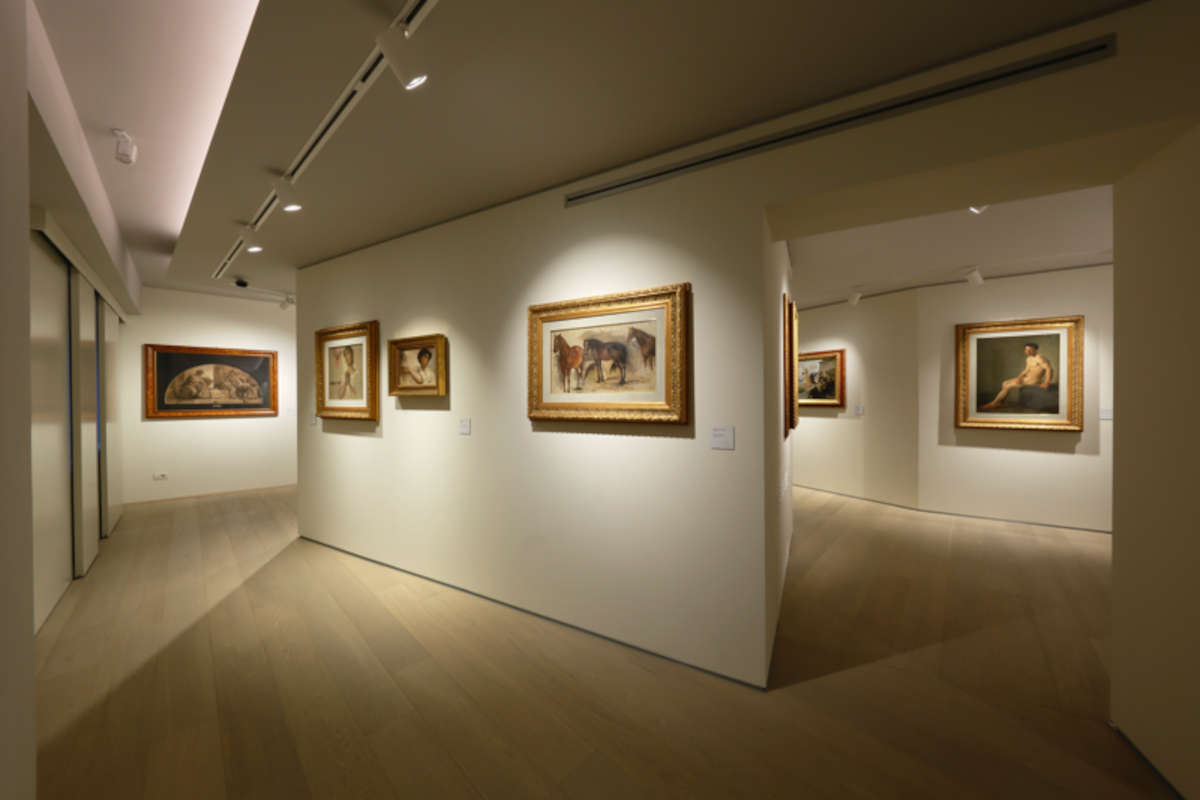 Montaje de la exposición permanente Montaje de la exposición permanente