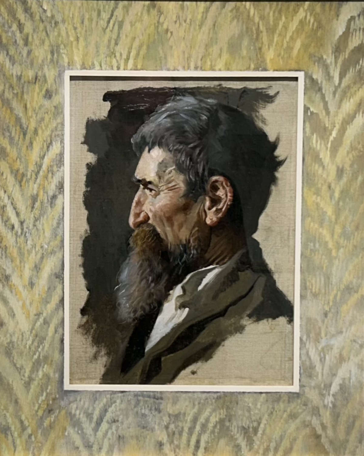 Pietro Aldi, Retrato de Leonardo Coretti (c. 1886; óleo sobre lienzo, 35,5 x 24,5 cm; Saturnia, Polo Culturale Pietro Aldi) Pietro Aldi, Retrato de Leonardo Coretti (c. 1886; óleo sobre lienzo, 35,5 x 24,5 cm; Saturnia, Polo Culturale Pietro Aldi)