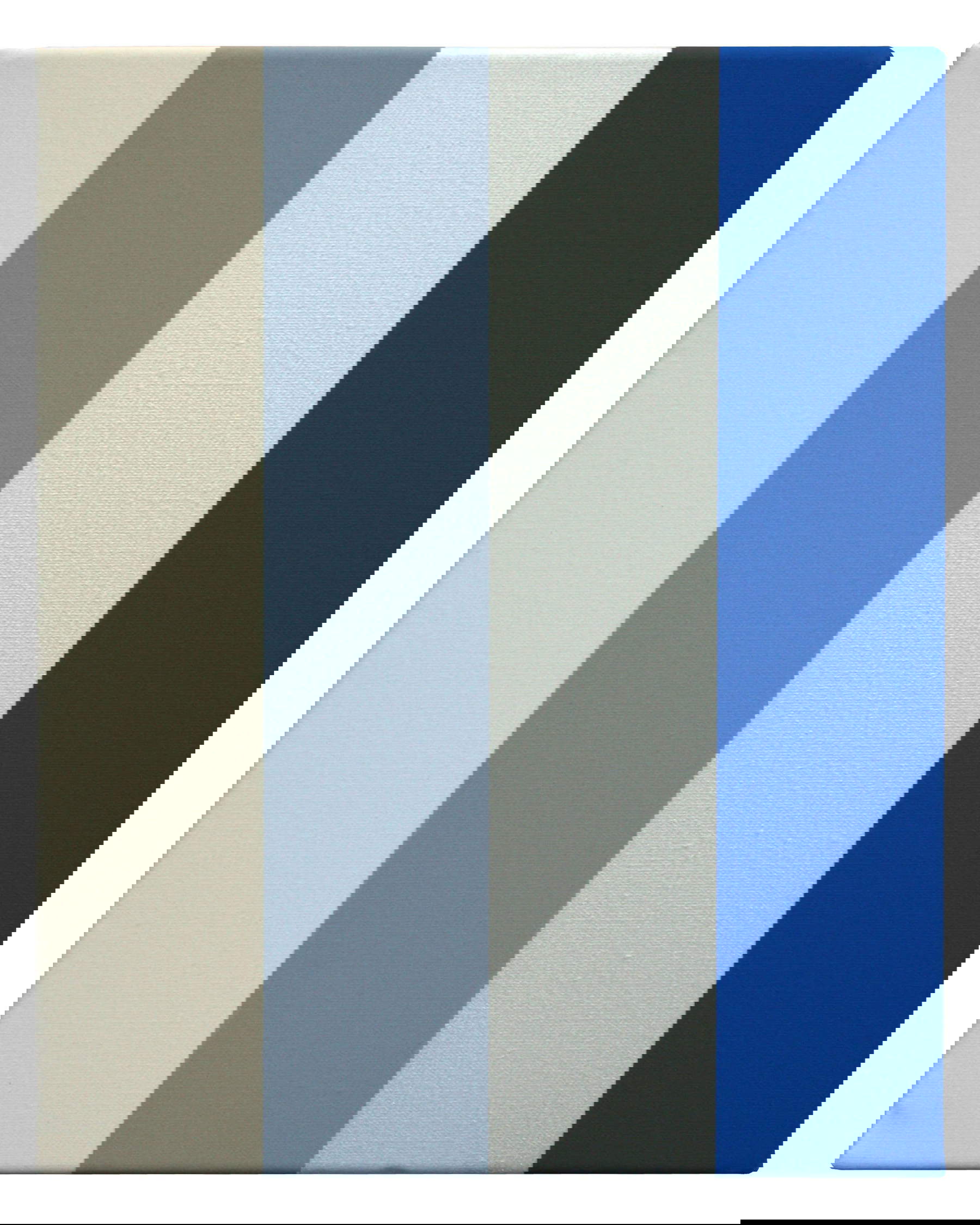 Daniele Bacci, Yo a la izquierda como un acróbata sobre el agua (2020; acrílico sobre lienzo, 25 x 20 cm)