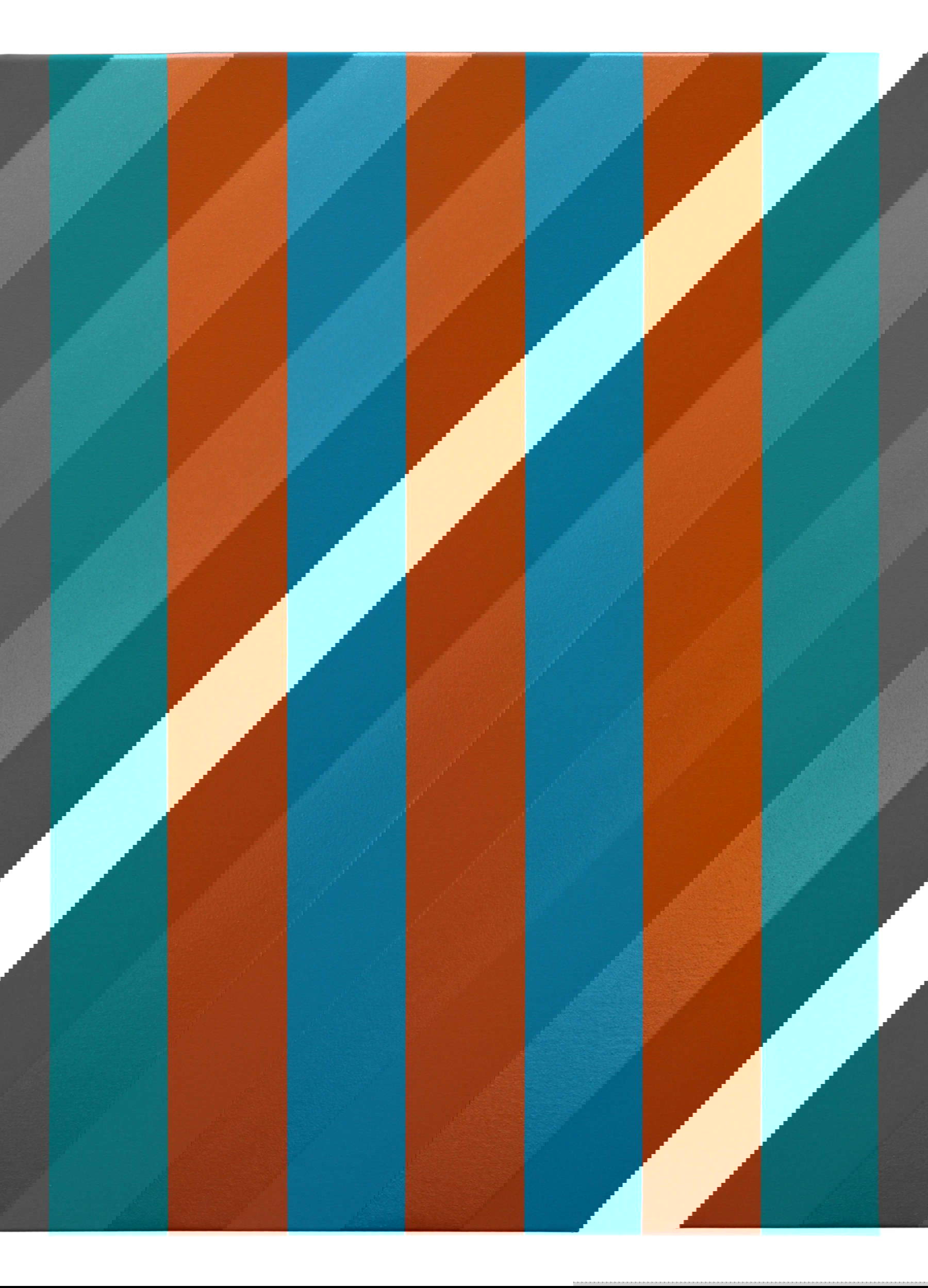 Daniele Bacci, OOOO (2018; acrílico sobre lienzo, 50 x 35 cm)