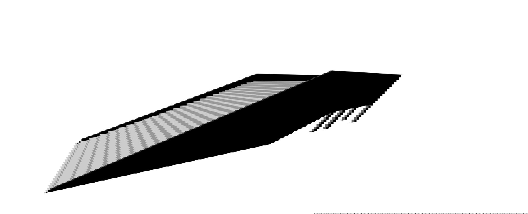 Daniele Bacci, Sin título (2003; acrílico sobre lienzo, 86,5 x 213 cm; colección privada)