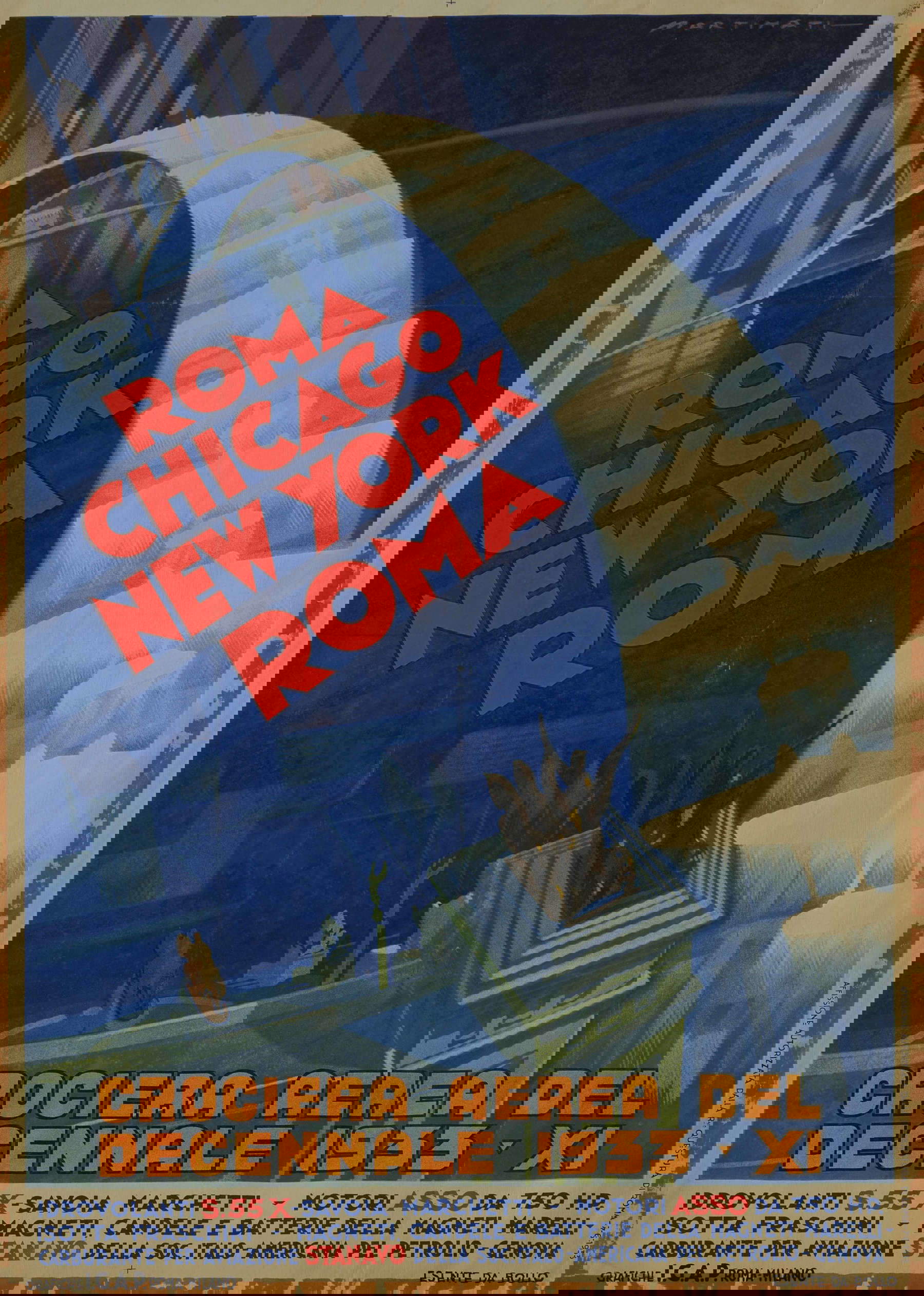 Luigi Martinati, Crociera Aerea del decennale (1933) Luigi Martinati, Crociera Aerea del decennale (1933)