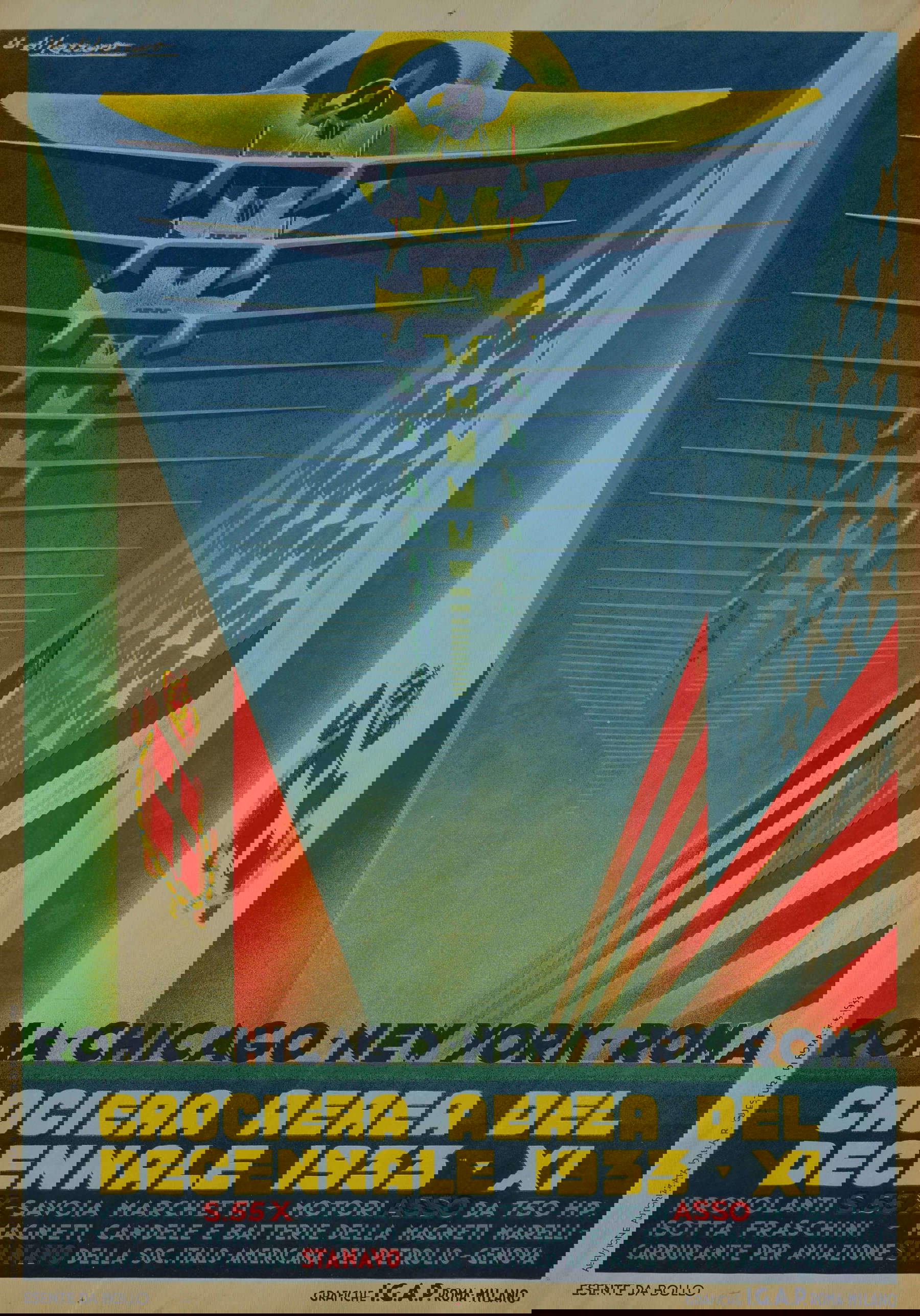 Umberto Di Lazzaro, Crociera Aerea del decennale (1933) Umberto Di Lazzaro, Crociera Aerea del decennale (1933)