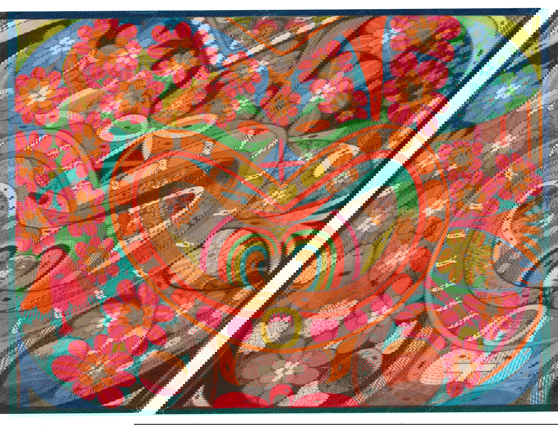 Adolf Wölfli, Sans titre (1922 ; graphite et crayons de couleur sur papier ; Lausanne, Collection de l'Art Brut). Crédits photographiques : Atelier de numérisation - Ville de Lausanne Adolf Wölfli, Sans titre (1922 ; graphite et crayons de couleur sur papier ; Lausanne, Collection de l'Art Brut). Crédits photographiques : Atelier de numérisation - Ville de Lausanne
