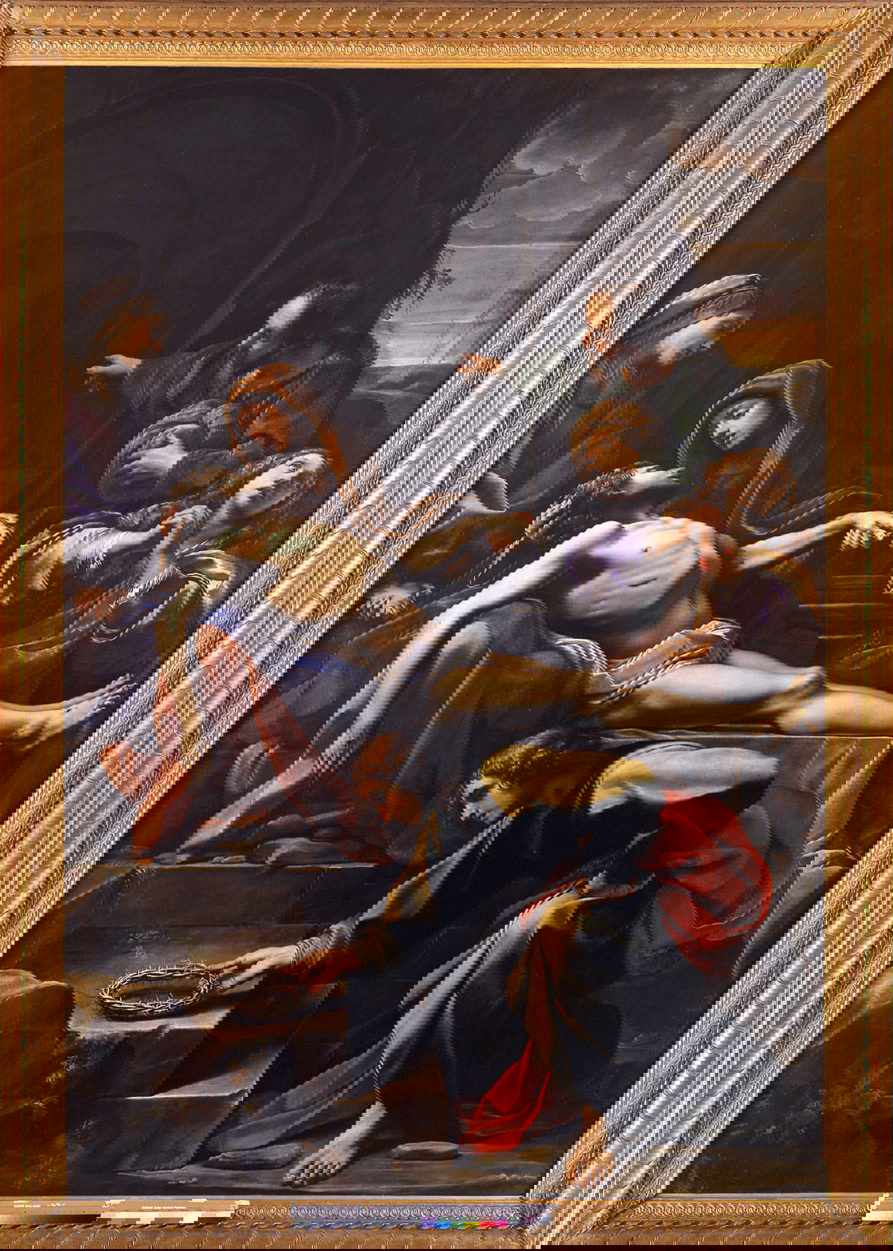 Alessandro Tiarini, Beweinung des toten Christus (1617; Leinwand; Bologna, Pinacoteca Nazionale)