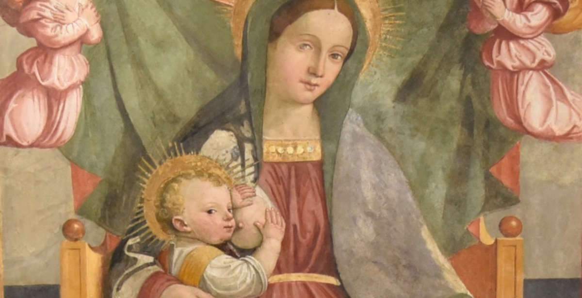Brescia, finishes restoration of Andrea Marone's Madonna of the Milk