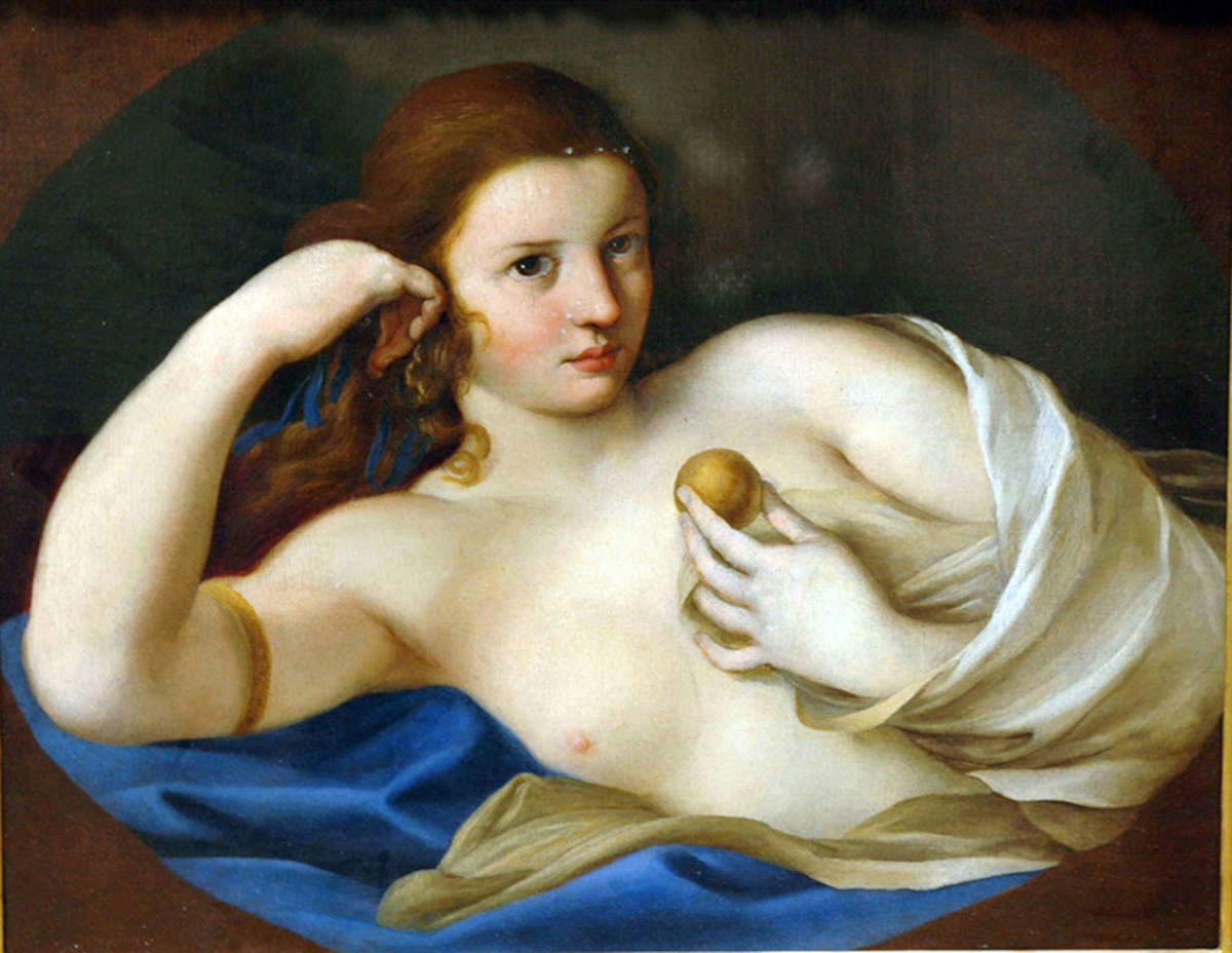 Andrea Sacchi, Venere (olio su tela, 73,5 x 92,5 cm; Milano, Collezione Koelliker, inv. LK1400) Andrea Sacchi, Venere (olio su tela, 73,5 x 92,5 cm; Milano, Collezione Koelliker, inv. LK1400)