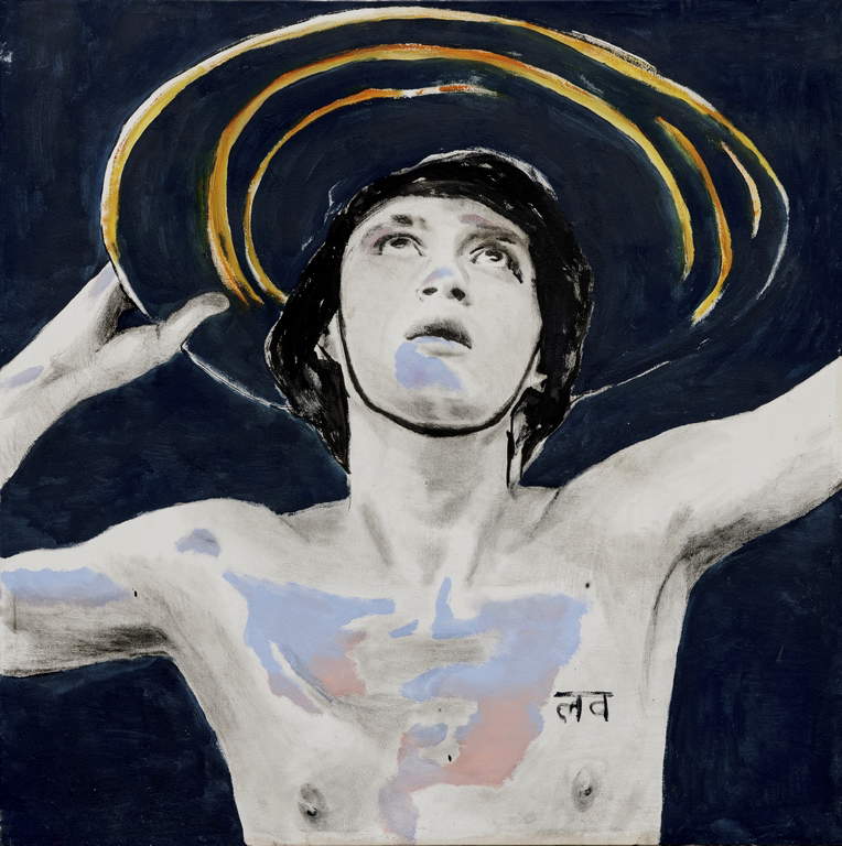 Andrea Saltini, Nathanael... ein Israelit, in dem es keine Falschheit gibt (Joh 1,47) (2024; Mischtechnik auf Leinwand, 120x120 cm) Andrea Saltini, Nathanael... ein Israelit, in dem es keine Falschheit gibt (Joh 1,47) (2024; Mischtechnik auf Leinwand, 120x120 cm)