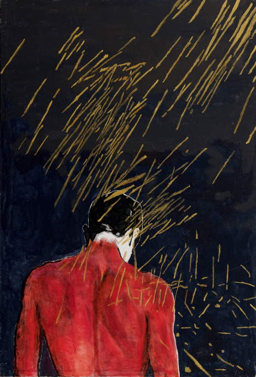 Andrea Saltini, Heiliger Johannes der Täufer (2024; Mischtechnik auf Leinwand 190x130 cm) Andrea Saltini, Heiliger Johannes der Täufer (2024; Mischtechnik auf Leinwand 190x130 cm)