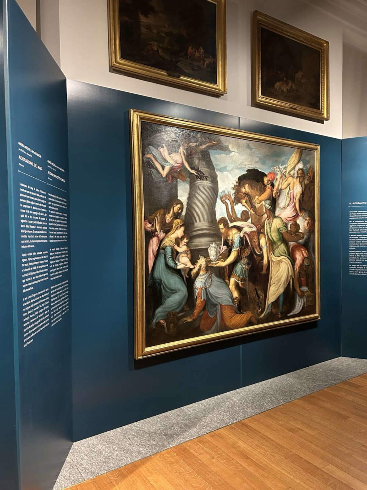La obra restaurada in mostra La obra restaurada in mostra