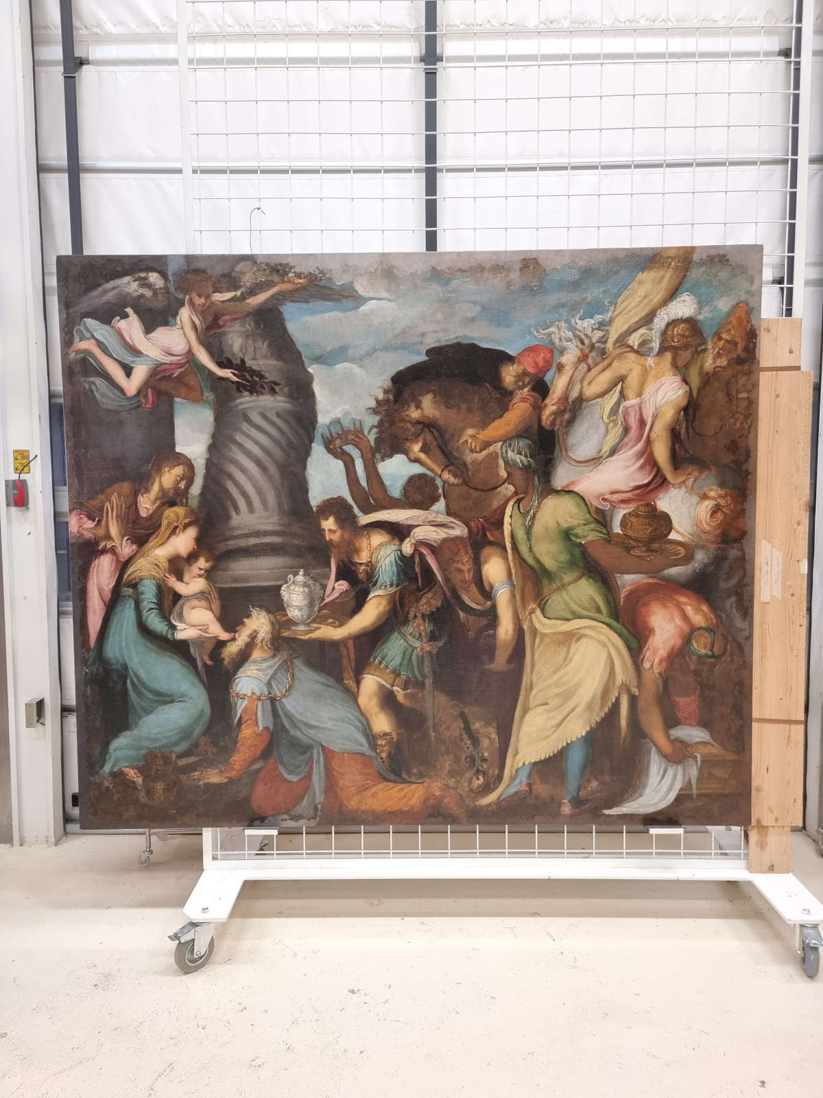 Los trabajos de restauración Los trabajos de restauración