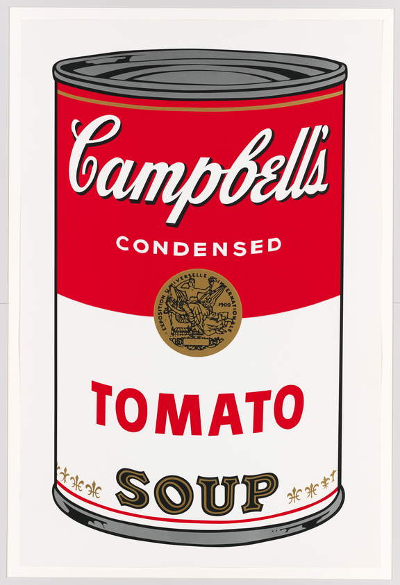 Andy Warhol, Tomate (1968 ; impression, 89,1 x 58,6 cm ; New York, Whitney Museum) Andy Warhol, Tomate (1968 ; impression, 89,1 x 58,6 cm ; New York, Whitney Museum)