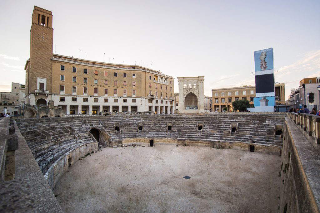 The Amphitheater of Lecce The Amphitheater of Lecce