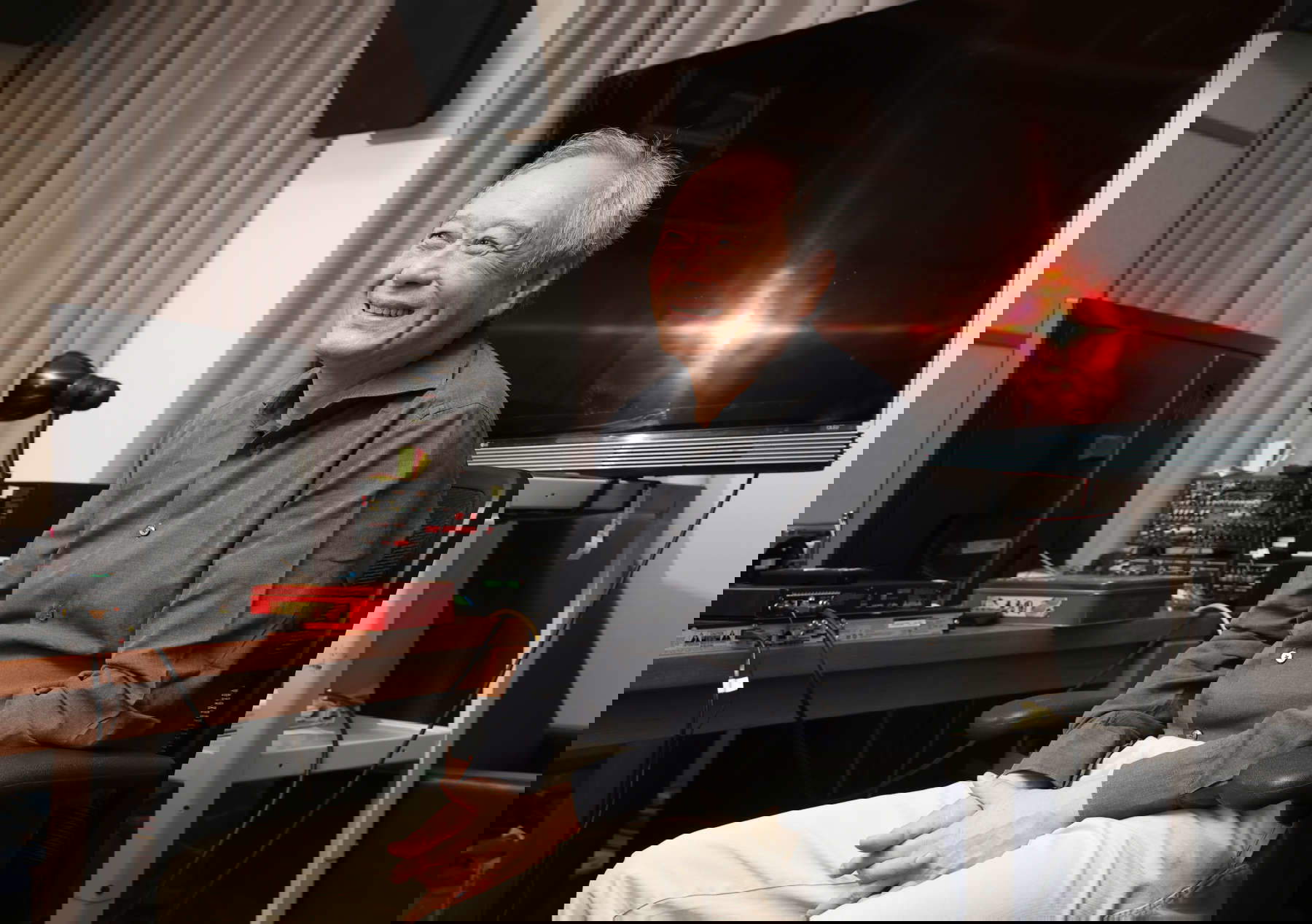 Ang Lee nel suo ufficio a New York, maggio 2024. Foto: The Sankei Shimbun &copy; The Japan Art Association