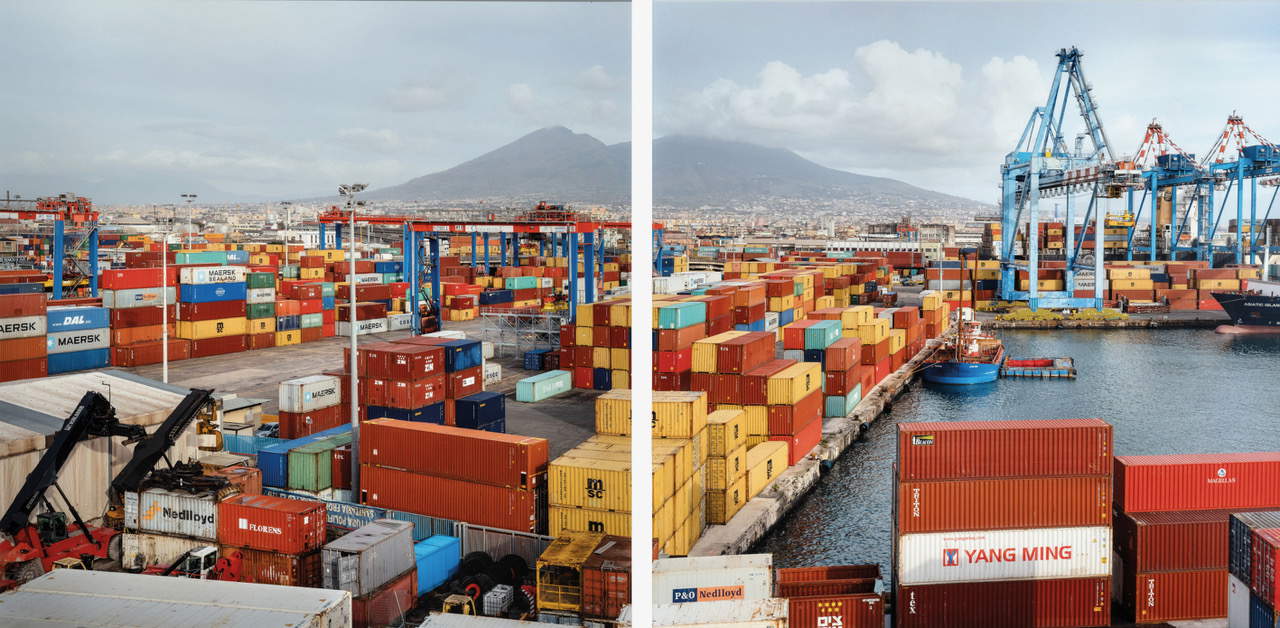 Angelo Antolino, Diptyque du port de Naples, 2018 ©Angelo Antolino Angelo Antolino, Diptyque du port de Naples, 2018 ©Angelo Antolino