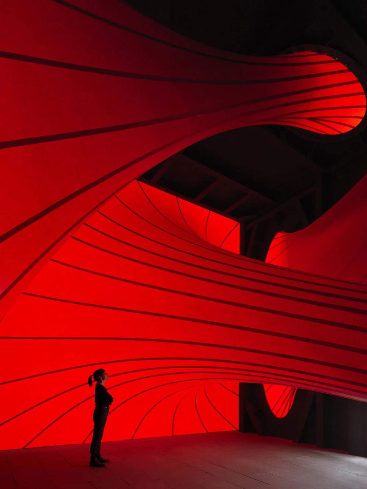 Anish Kapoor. Sectional Body Preparing for Monadic Singularity , 2015. Photo by D. Saulnier. Interior view: Jonathan Leijonhufvud. &copy; Anish Kapoor. All rights reserved, DACS 2024