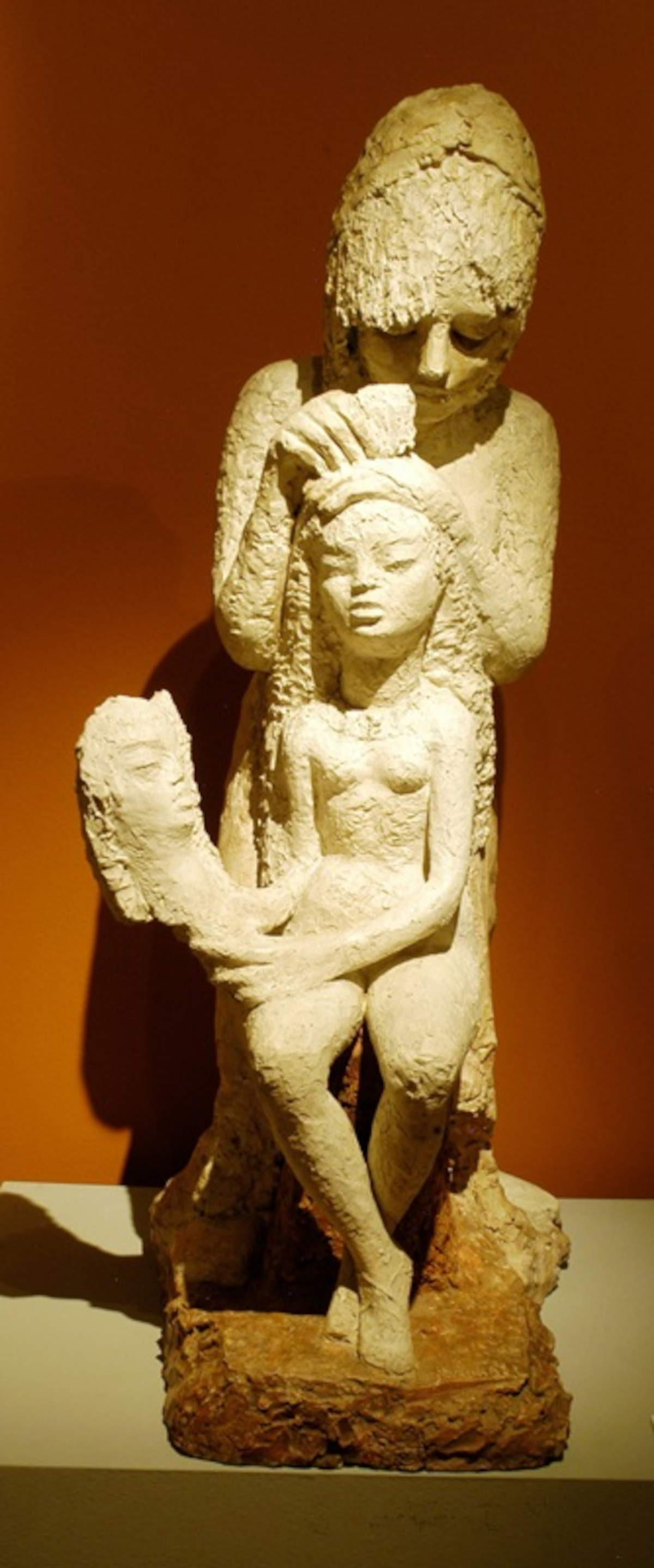 Antonietta Rapha&euml;l Mafai, Riflesso nello specchio (1945-1961; gesso, 120 x 49,5 x 69 cm; Roma, Galleria d&rsquo;Arte Moderna)