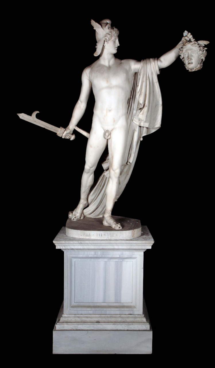 Antonio Canova, Perseus Triumphant (1797-1801; Marmor, Höhe 235 cm; Vatikanstadt, Vatikanische Museen) Antonio Canova, Perseus Triumphant (1797-1801; Marmor, Höhe 235 cm; Vatikanstadt, Vatikanische Museen)
