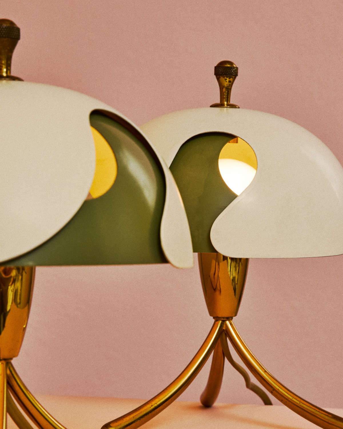 Angelo Lelii, Tischlampen Mod. 12398 (1952). Foto: Nicola Galli