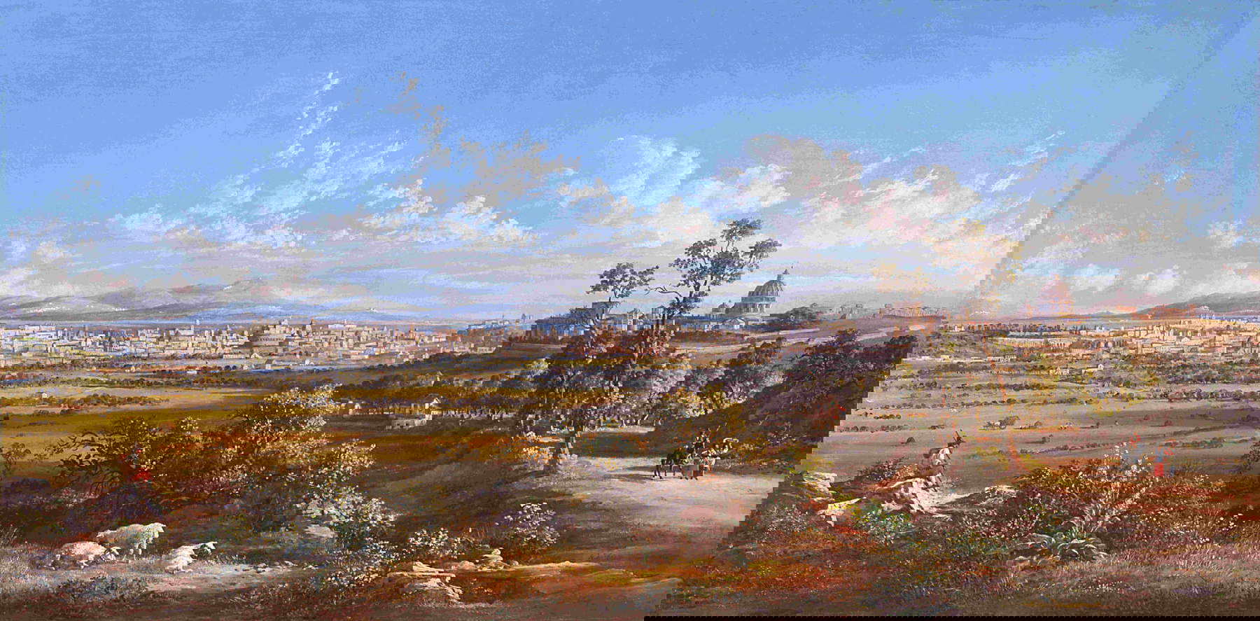 Arthur John Strutt, Vista de Roma desde Monte Mario (óleo sobre lienzo, 57 x 114 cm) Arthur John Strutt, Vista de Roma desde Monte Mario (óleo sobre lienzo, 57 x 114 cm)