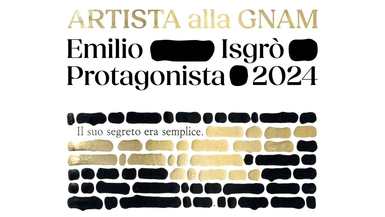 A Roma Emilio Isgrò è il Protagonista 2024 della Galleria Nazionale