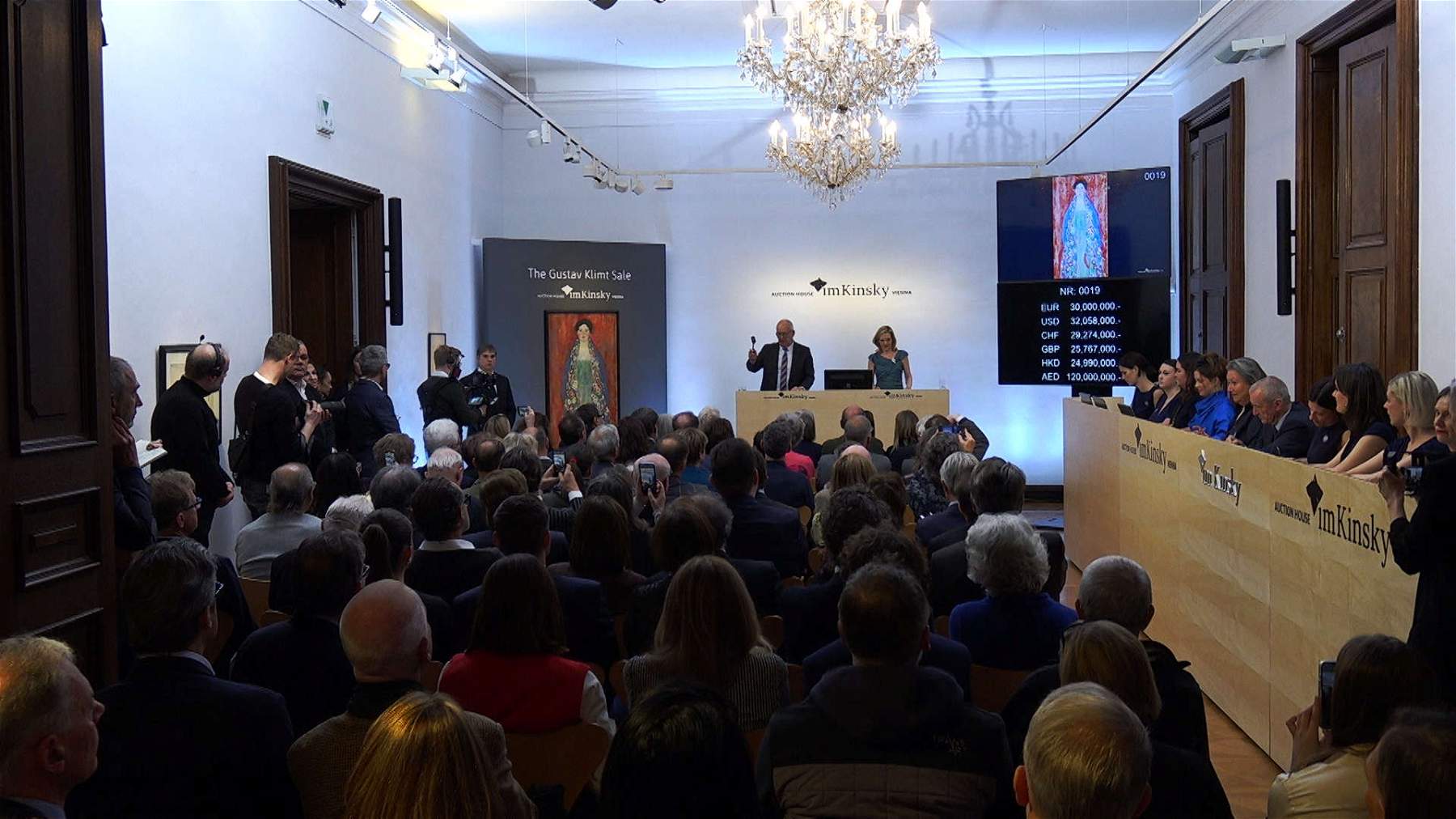 Un portrait de Klimt redécouvert en début d'année vendu pour 30 millions d'euros