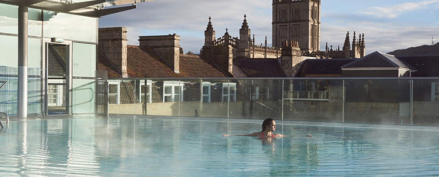 Modern baths in Bath. Photo: Visit Britain Modern baths in Bath. Photo: Visit Britain
