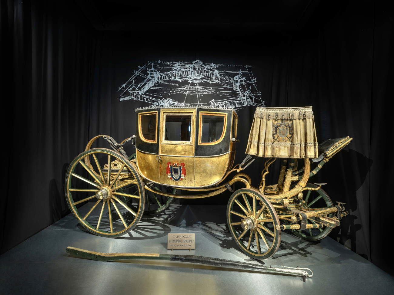 Le salon de gala napoléonien restauré revient à la Palazzina di Caccia di Stupinigi