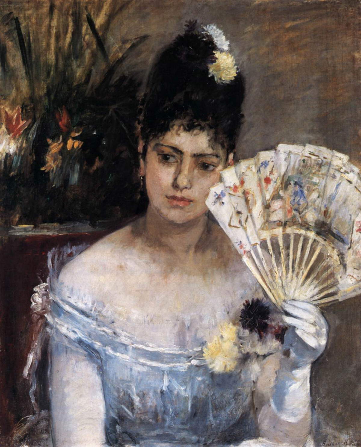 Berthe Morisot, Al ballo (1874; Parigi, Mus&eacute;e Marmottan Monet)
