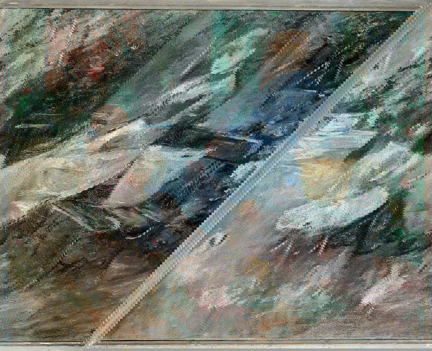 Berthe Morisot, La favola (1883; olio su tela, 65 x 81 cm; Collezione privata) © Christian Baraja