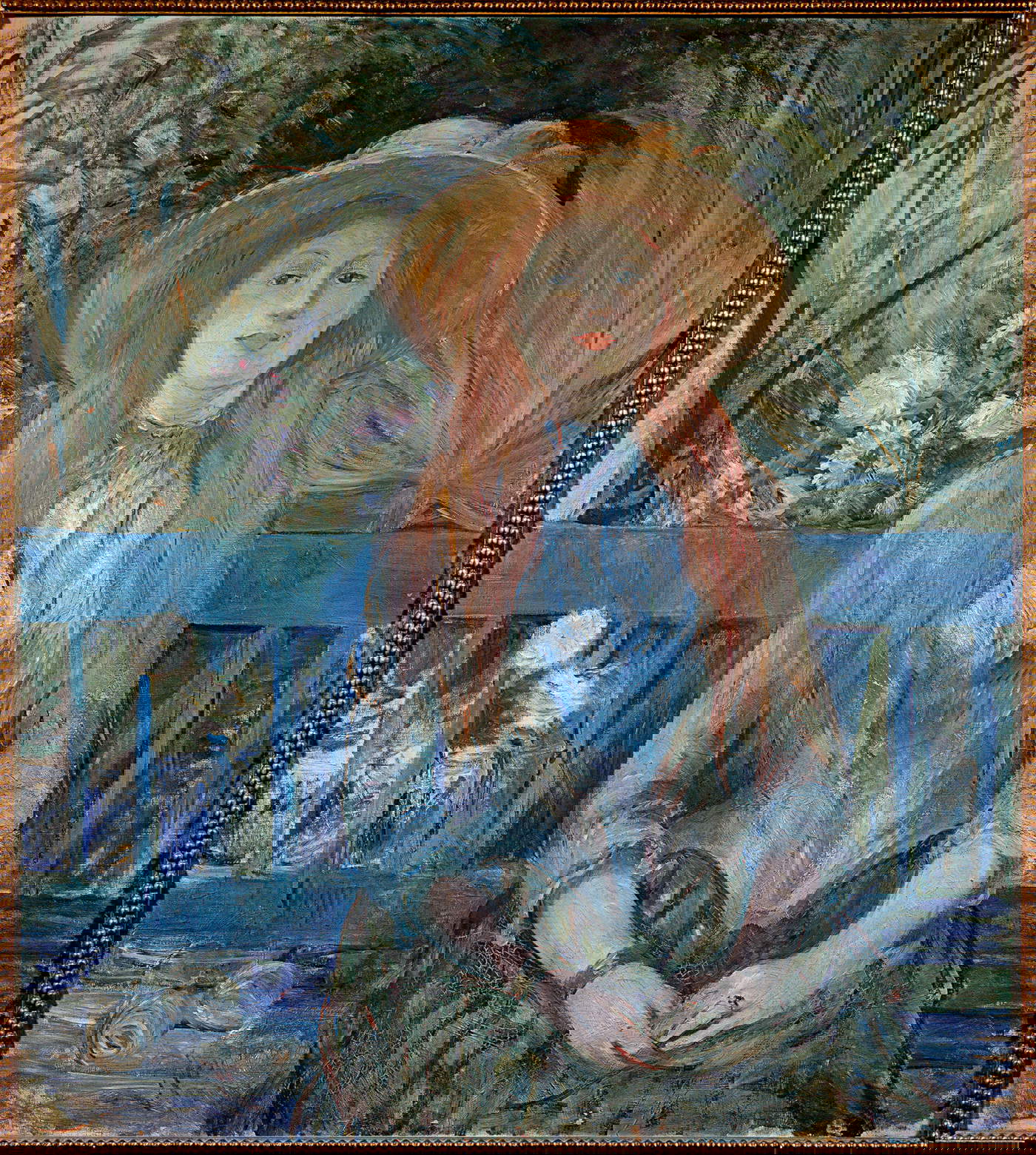 Berthe Morisot, Ragazza in un parco (1893; olio su tela, 90 x 81 cm; Tolosa, Musée des Augustins) ©2024. Foto Josse/Scala, Firenze