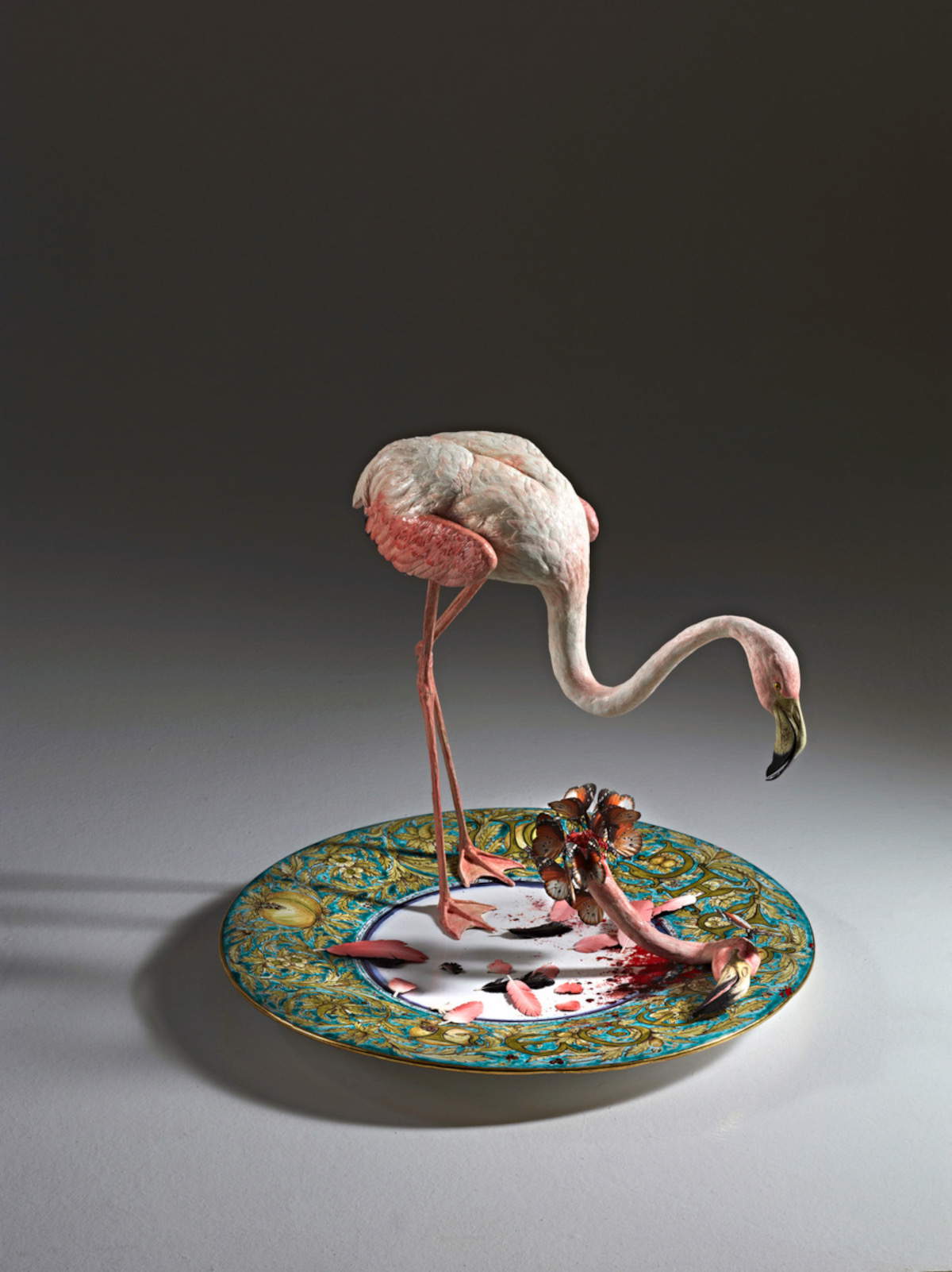 Bertozzi & Casoni, Flamingo (2012; polychrome ceramic)