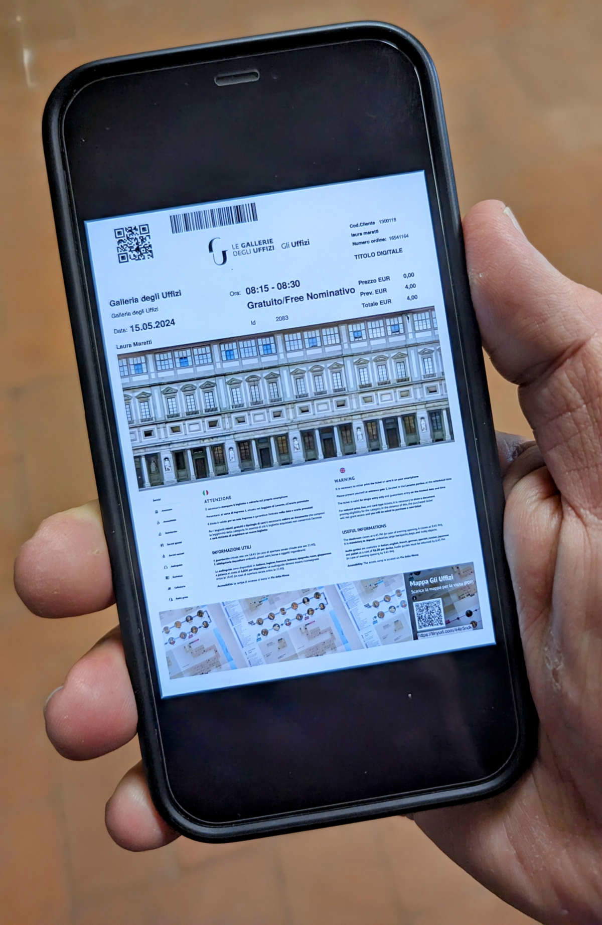 Uffizien E-Ticket Uffizien E-Ticket