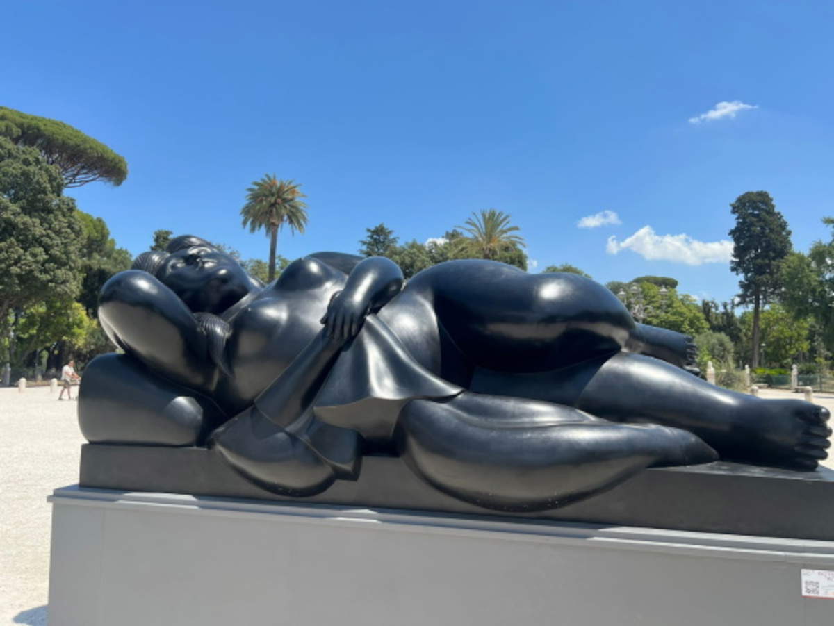 Eight monumental statues by Botero are on display in Rome's most striking squares