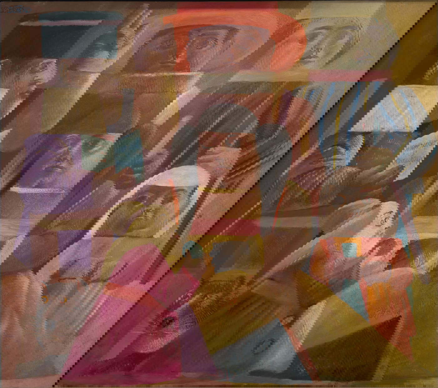 Fernando Botero, Homenaje a Mantegna (1958; óleo sobre lienzo, 200 x 170 cm; Colección particular)