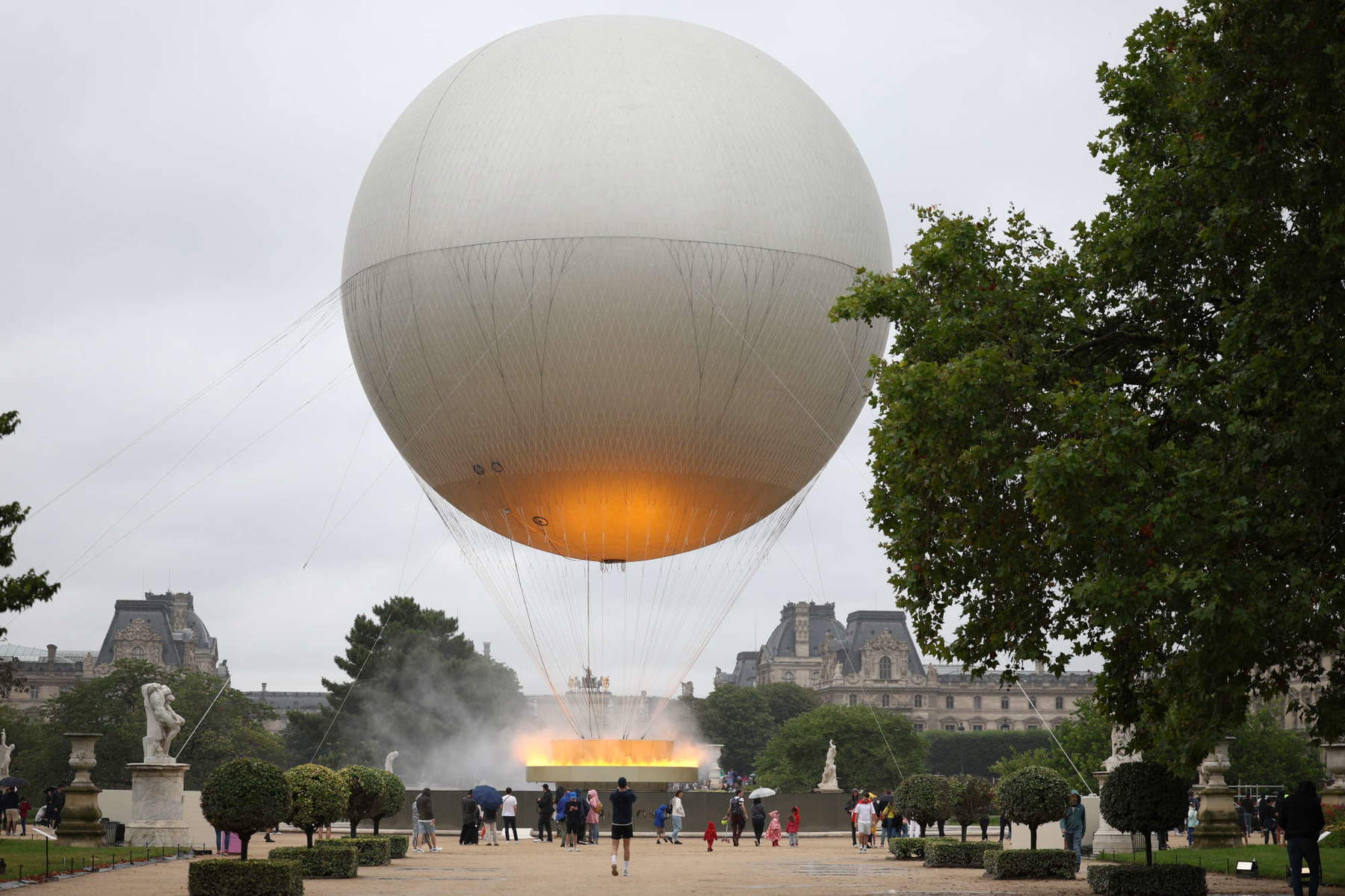 In Paris wird darüber nachgedacht, das olympische Feuer dauerhaft einzurichten