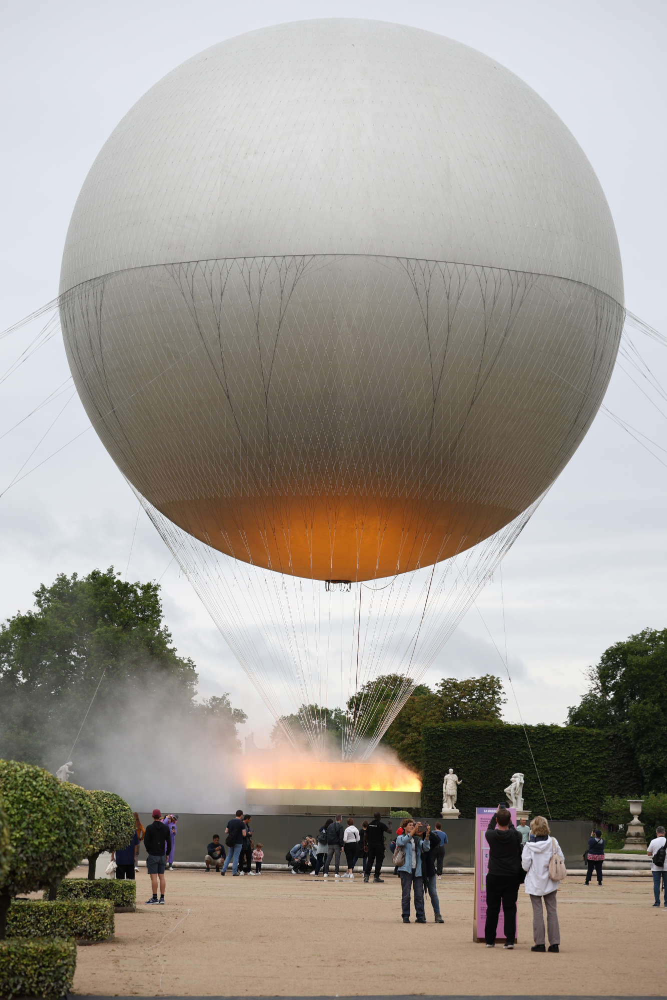 The Olympic brazier of Paris 2024. Photo: Raphaël Lafargue The Olympic brazier of Paris 2024. Photo: Raphaël Lafargue