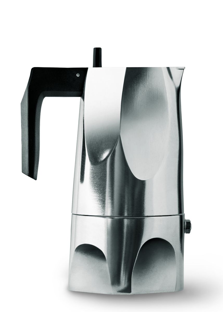 Caffettiera espresso Ossidiana, Mario Trimarchi, 2014, Alessi. Su concessione di Archivio Fotografico Alessi