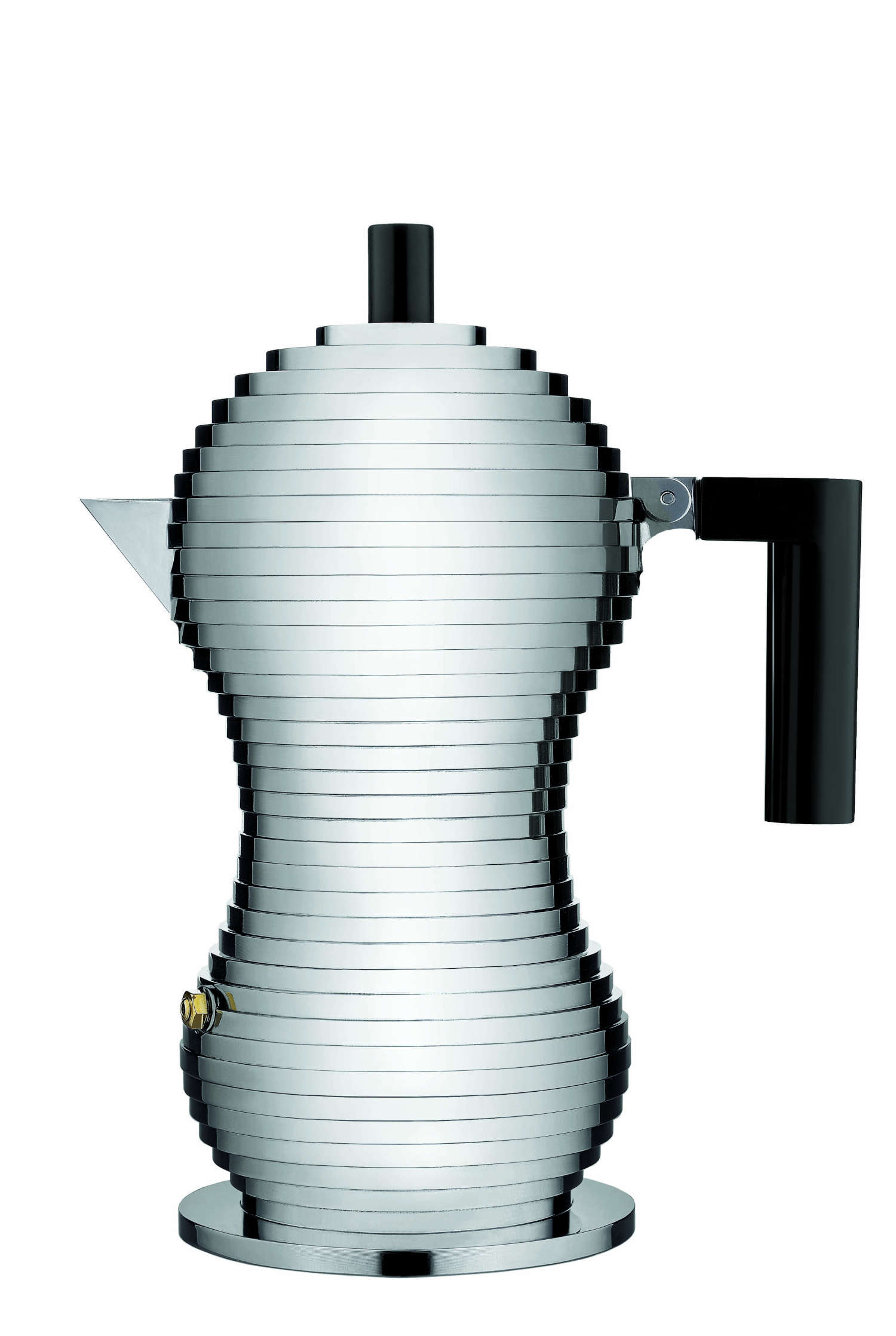 Caffettiera espresso Pulcina, Michele De Lucchi, 2015, Alessi. Su concessione di Archivio Fotografico Alessi