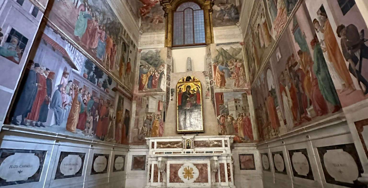 Florenz, beendete die Restaurierung der Brancacci-Kapelle