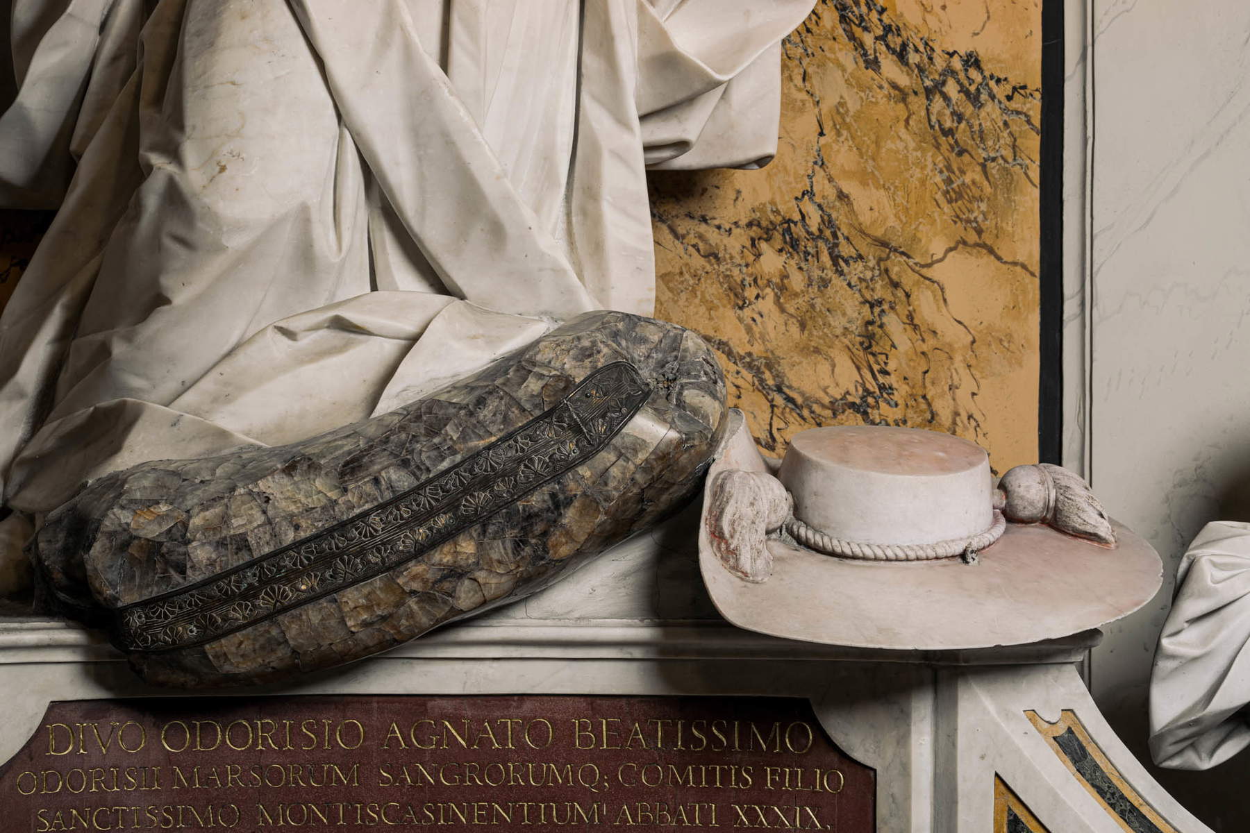 Francesco Queirolo, Saint Oderisio, détail. Photo : Raffaele Aquilante et Alessandro Scarano pour 327Collective, Archives du musée de la chapelle Sansevero Francesco Queirolo, Saint Oderisio, détail. Photo : Raffaele Aquilante et Alessandro Scarano pour 327Collective, Archives du musée de la chapelle Sansevero