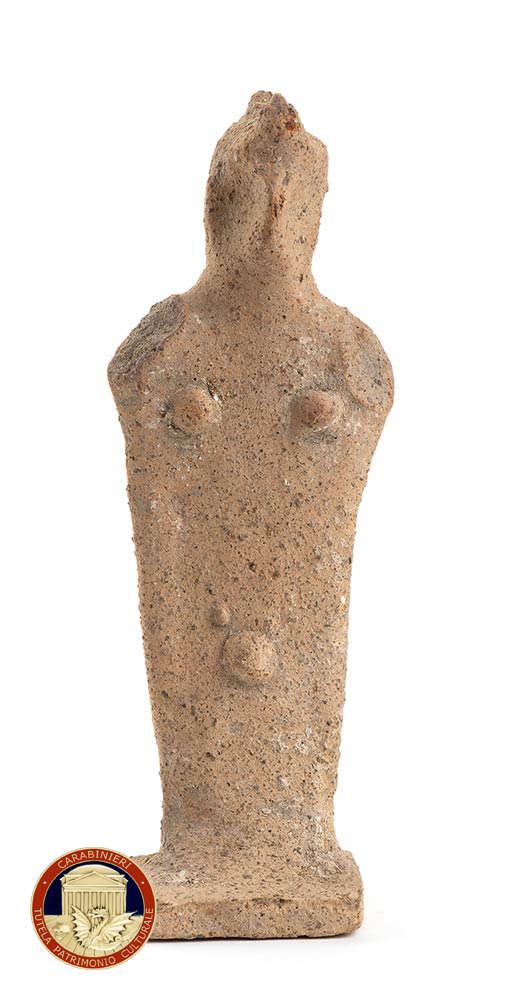 Material recovered by carabinieri