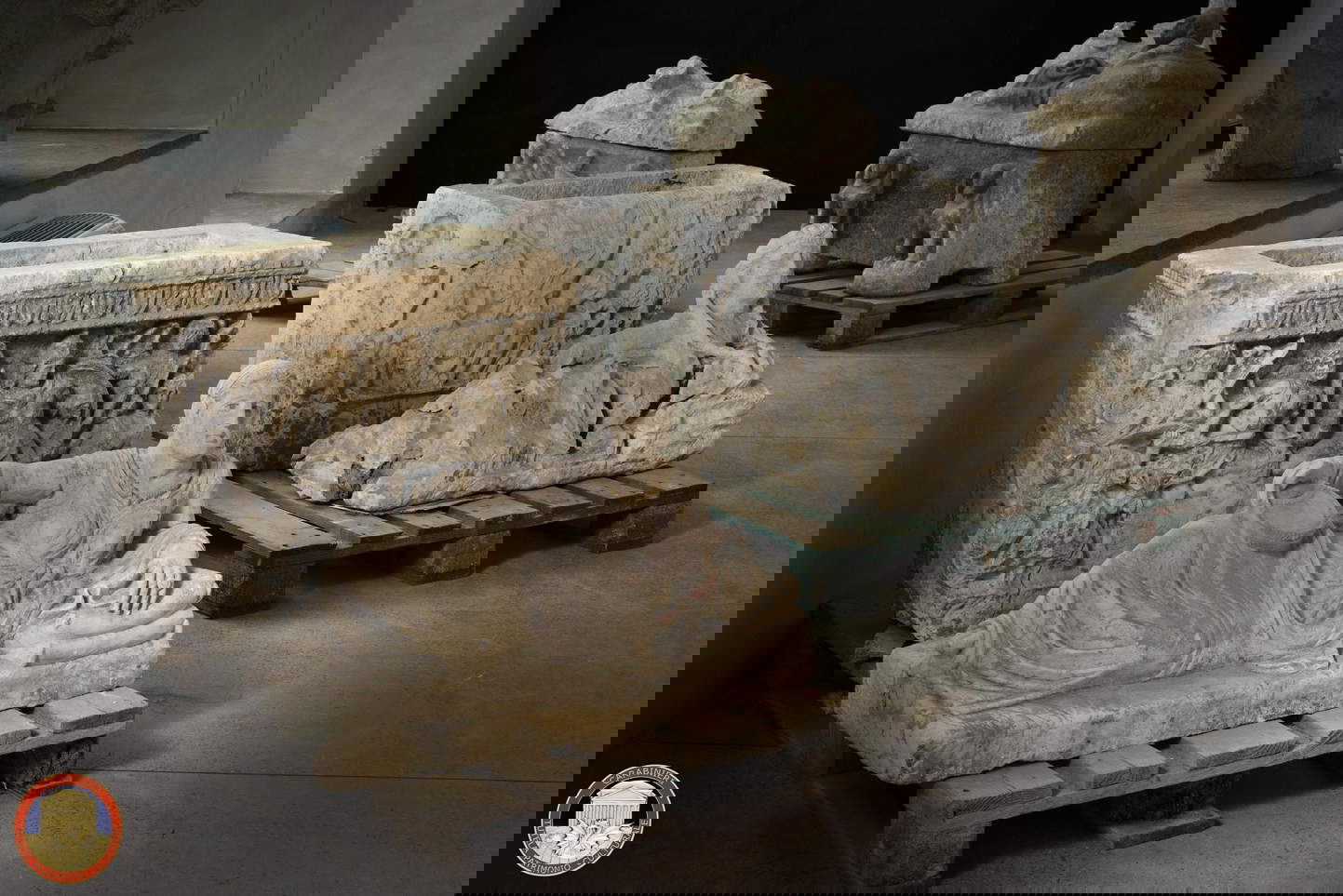 Reperti archeologici sequestrati