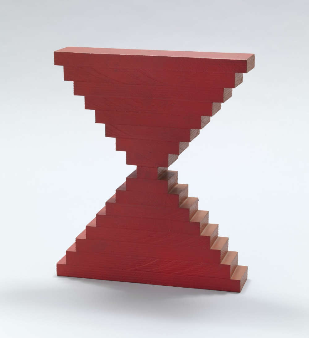 Carl Andre, Hour Rose (1959; painted wood, 27.6 x 22.9 x 5.1 cm; New York, MoMA) Carl Andre, Hour Rose (1959; painted wood, 27.6 x 22.9 x 5.1 cm; New York, MoMA)