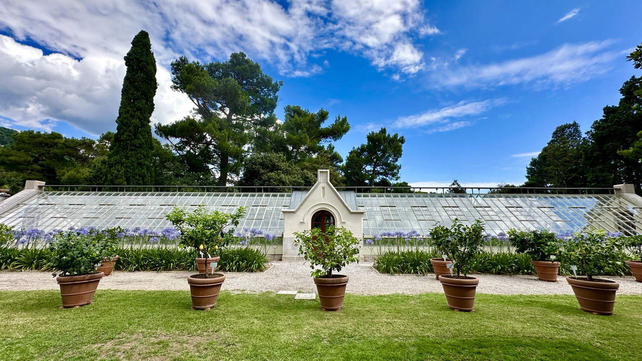 Trieste, Parc de Miramare, les anciennes serres restaurées Trieste, Parc de Miramare, les anciennes serres restaurées